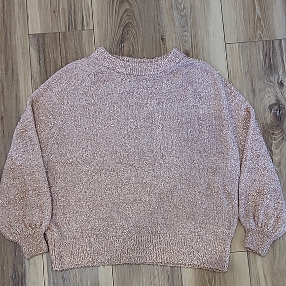 Loft Pink Crew Neck Sweater - Picture 1 of 8